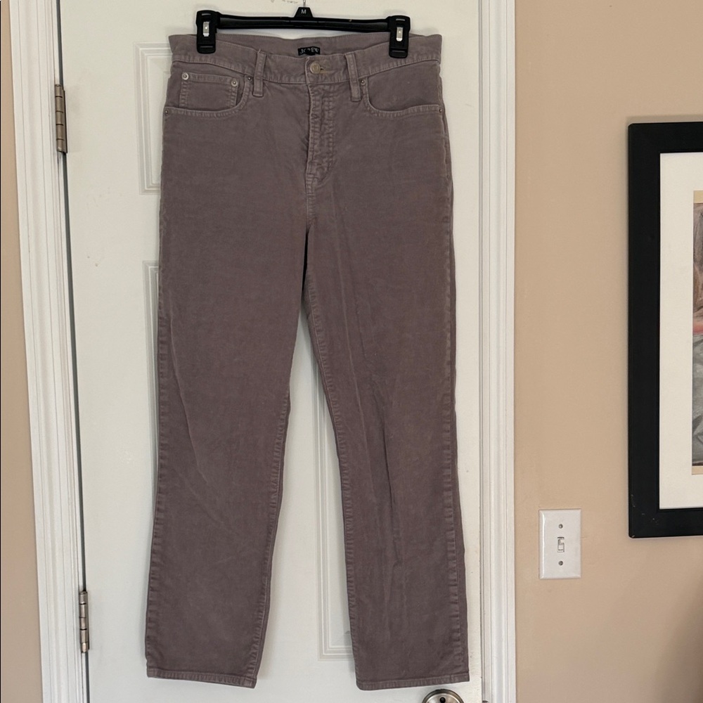 Gently worn, JCrew gray women’s corduroy jeans size 29